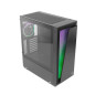NOX XTREME PRODUCTS HUMMER BLASTER - Boîtier ARGB PRO ATX-Micro ATX-ITX, côté verre trempé, espace pour jusqu'à 8 ventilateurs, 