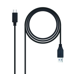NANOCABLE 10.01.4001-L150 - Câble USB 3.1 Gen2, utilisation principale pour téléphones mobiles, tablettes, vitesse de transfert