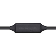 Aisens A105-0409 Câble USB 3.0 rallonge avec amplificateur et Alimentation, Type A/M-A/H, Noir, 15 m