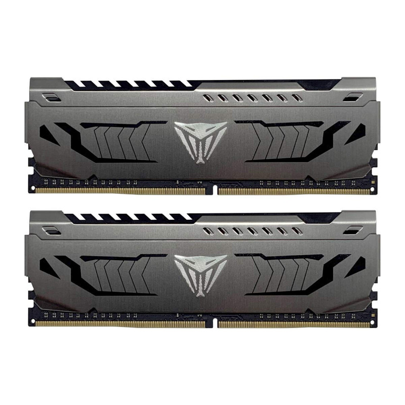 Patriot Memory Kit de Mémoire Haute Performance Viper Steel DDR4 3600 MHz 16Go (2x8Go) C17 Gris Patriot Memory Kit de Mémoire Haute Performance Viper Steel DDR4 3600 MHz 16Go (2x8Go) C17 Gris