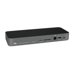 OWC 14-Port Thunderbolt 3 Dock avec câble, Compatible avec Windows PC et Mac, Espace Gris, (TB3DK14PSG)