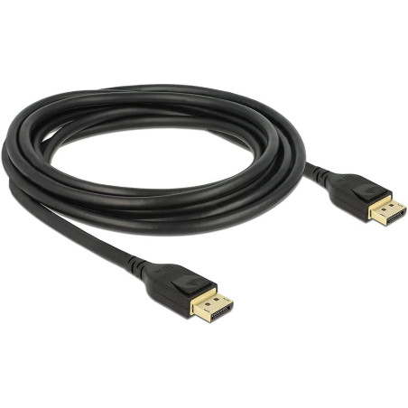 DeLOCK - Câble Displayport 8K, 60 Hz, 3m, DP 8K - Noir