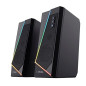 Trust Gaming GXT 609 Zoxa Système d'Enceintes, Haut-parleurs Gamer, 6 Modes d'Éclairage RGB, 12 W, Alimentation USB, Système Aud Trust Gaming GXT 609 Zoxa Système d'Enceintes, Haut-parleurs Gamer, 6 Modes d'Éclairage RGB, 12 W, Alimentation USB, Système Aud