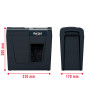 Rexel 2020122 Secure X6 - Destructeur de Documents Coupe Croisée Sécurité P4, Capacité 7-6 Feuilles (70-80 g/m²), Corbeille 10 l Rexel 2020122 Secure X6 - Destructeur de Documents Coupe Croisée Sécurité P4, Capacité 7-6 Feuilles (70-80 g/m²), Corbeille 10 l