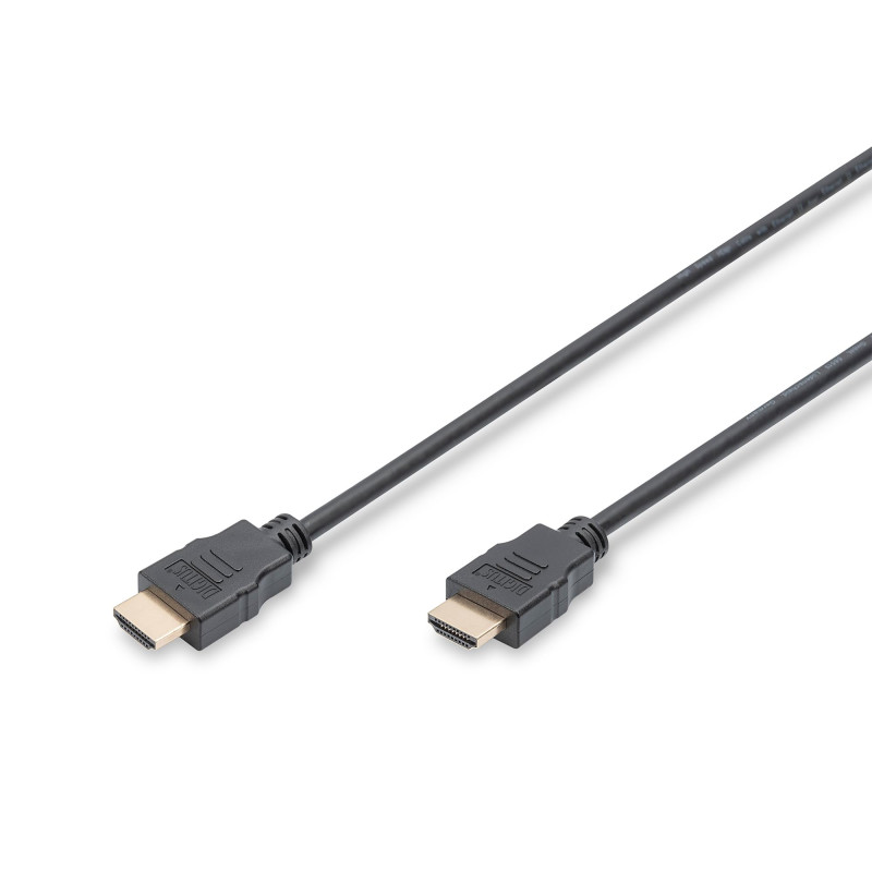 DIGITUS Câble HDMI - 3 m - UltraHD 4k 30 Hz - avec canal Ethernet - compatible avec TV, vidéoprojecteur, moniteur - contacts pla DIGITUS Câble HDMI - 3 m - UltraHD 4k 30 Hz - avec canal Ethernet - compatible avec TV, vidéoprojecteur, moniteur - contacts pla