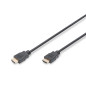 DIGITUS Câble HDMI - 3 m - UltraHD 4k 30 Hz - avec canal Ethernet - compatible avec TV, vidéoprojecteur, moniteur - contacts pla DIGITUS Câble HDMI - 3 m - UltraHD 4k 30 Hz - avec canal Ethernet - compatible avec TV, vidéoprojecteur, moniteur - contacts pla