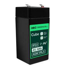 Green Cell® Rechargeable Batterie AGM 4V 4Ah VRLA accumulateur au Gel Plomb Cycles Sans Entretien Battery étanche Jouets | Alarm
