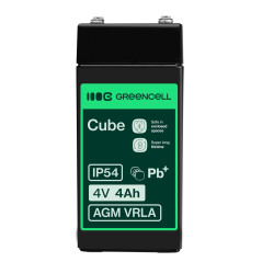 Green Cell® Rechargeable Batterie AGM 4V 4Ah VRLA accumulateur au Gel Plomb Cycles Sans Entretien Battery étanche Jouets | Alarm