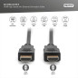 DIGITUS Câble HDMI - 3 m - UltraHD 4k 30 Hz - avec canal Ethernet - compatible avec TV, vidéoprojecteur, moniteur - contacts pla DIGITUS Câble HDMI - 3 m - UltraHD 4k 30 Hz - avec canal Ethernet - compatible avec TV, vidéoprojecteur, moniteur - contacts pla