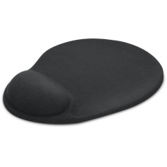 Speedlink VELLU Gel Mousepad - Tapis de Souris Ergonomique Repose Poignet, Coussin Repose-Mains pour Bureau, Ordinateur, PC, Not