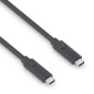 PureLink câble USB-C vers USB-C, USB 3.1 Gen 2 avec transfert de données 10 Go/s, noir, 1,00 m PureLink câble USB-C vers USB-C, USB 3.1 Gen 2 avec transfert de données 10 Go/s, noir, 1,00 m