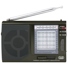 Trevi MB 728 Portable Analogique Noir Radio Portable - Radios Portables (Portable, Analogique, AM, FM, SW, 87,5-108 MHz, 520-162