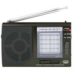 Trevi MB 728 Portable Analogique Noir Radio Portable - Radios Portables (Portable, Analogique, AM, FM, SW, 87,5-108 MHz, 520-162