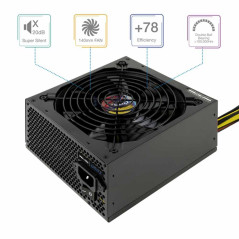 TOOQ TQAPOLO-700SP - Alimentation ATX 700 W avec PFC Actif, Noir