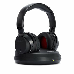 Aiwa AURICULARES Wireless WHF-880 Negro SUPRAURAL/DIADEMA/10H/TRANSMIS. Base CARGA/PLL/RCA WHF-880