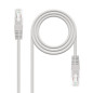NANOCABLE 10.20.0401-L150, Câble réseau Ethernet RJ45 Cat.6 UTP, AWG24, 100% cuivre, gris, 1,5 m
