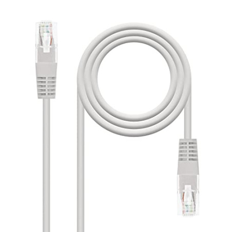 NANOCABLE 10.20.0401-L150, Câble réseau Ethernet RJ45 Cat.6 UTP, AWG24, 100% cuivre, gris, 1,5 m