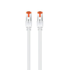 Ewent Câble Patch Ethernet Cat 6 S/FTP, Transmission jusqu'à 1Gigabit, AWG 27/7, Double Blindage, 2 connecteurs RJ45. Idéal pour