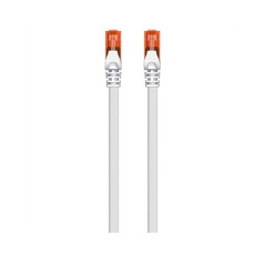 Ewent Câble de réseau Patch Cat 6 U/UTP, aWG 24/7, 2 connecteurs RJ45 Blanc Bianco 3 MT