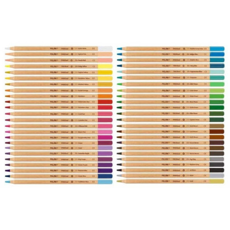 MILAN Ensemble de Crayons Multicouleur 48 Pièces