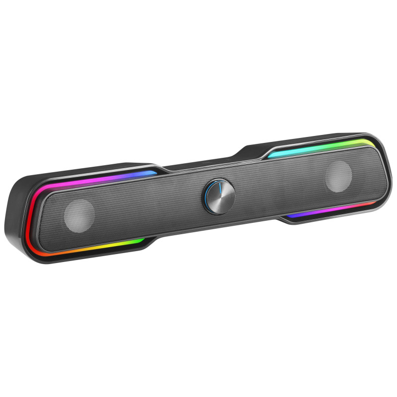 Mars Gaming MSBX, Barre de Son Gaming 10W, Éclairage RGB Dynamique, Processeur Sonore DSP, Bluetooth 5.0 + Jack, Son Spatial Mul Mars Gaming MSBX, Barre de Son Gaming 10W, Éclairage RGB Dynamique, Processeur Sonore DSP, Bluetooth 5.0 + Jack, Son Spatial Mul