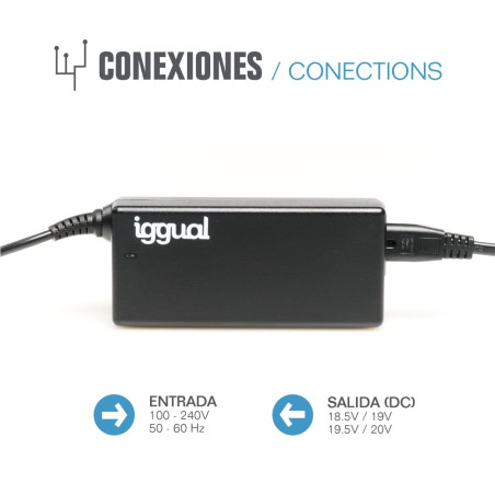 iggual Cargador Universal 65W
