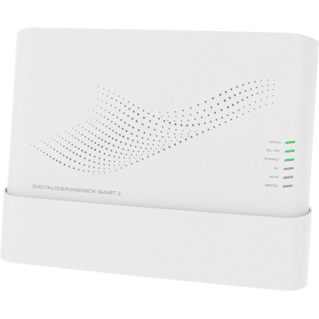 Deutsche Telekom Boîte de numérisation Smart 2, Blanc, système téléphonique et routeur Professionnel, Pare-feu intégré, Wi-FI 6,