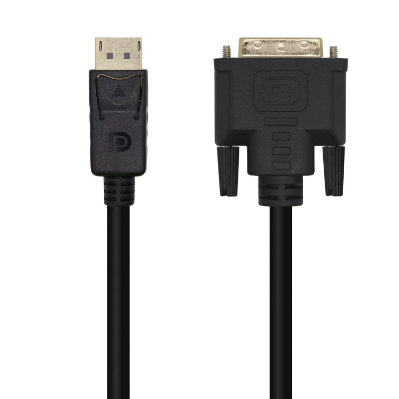 AISENS CABLE CONVERSOR A125-0463/ DISPLAYPORT MACHO DVI MACHO/ 3M/ NEGRO AISENS CABLE CONVERSOR A125-0463/ DISPLAYPORT MACHO DVI MACHO/ 3M/ NEGRO