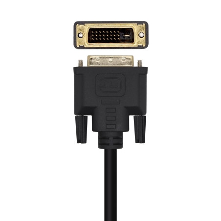 AISENS CABLE CONVERSOR A125-0463/ DISPLAYPORT MACHO DVI MACHO/ 3M/ NEGRO