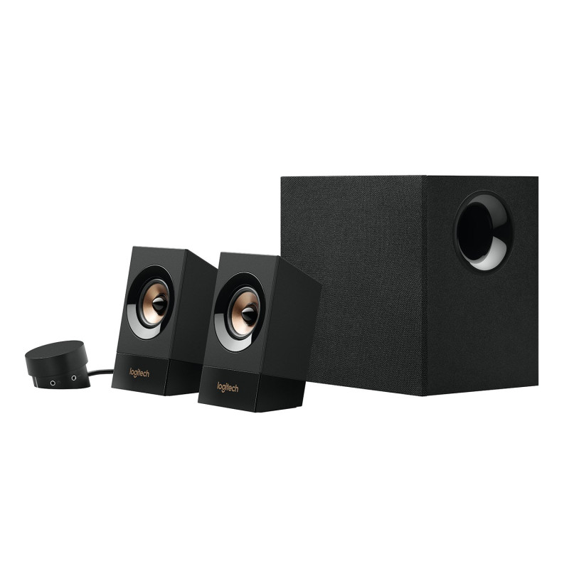 Logitech Z533 Système de Haut-Parleurs 2.1 avec Subwoofer, Son Puissant, 120W en Puissance, Basses Puissantes, Entrée Audio 3,5 Logitech Z533 Système de Haut-Parleurs 2.1 avec Subwoofer, Son Puissant, 120W en Puissance, Basses Puissantes, Entrée Audio 3,5