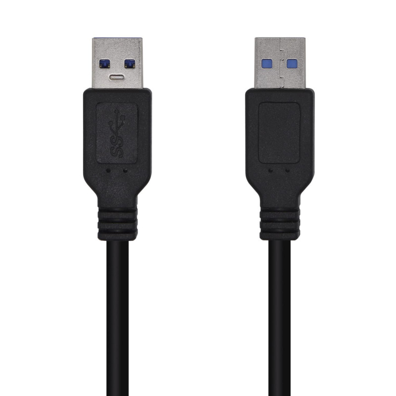 AISENS CABLE USB 3.0 A105-0448/ USB MACHO USB MACHO/ 3M/ NEGRO