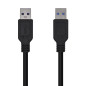 AISENS CABLE USB 3.0 A105-0448/ USB MACHO USB MACHO/ 3M/ NEGRO