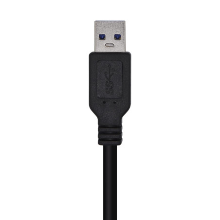 AISENS CABLE USB 3.0 A105-0448/ USB MACHO USB MACHO/ 3M/ NEGRO