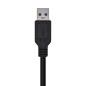 AISENS CABLE USB 3.0 A105-0448/ USB MACHO USB MACHO/ 3M/ NEGRO