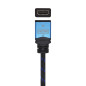 AISENS CABLE HDMI PROLONGADOR 3M PREMIUM ALTA VELOCIDAD/HEC 4K@60Hz 18Gbps, A/M-A/H, Negro/Azul, 3.0M AISENS CABLE HDMI PROLONGADOR 3M PREMIUM ALTA VELOCIDAD/HEC 4K@60Hz 18Gbps, A/M-A/H, Negro/Azul, 3.0M