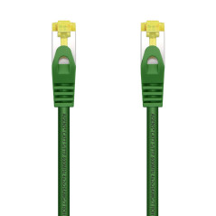 AISENS A146-0482 Câble réseau RJ45 LSZH Cat.7 600 MHz S/FTP PIMF AWG26 Vert 1,0 m