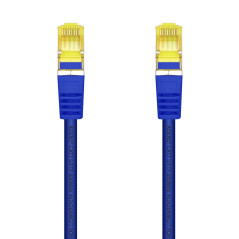 AISENS A146-0478 Câble réseau RJ45 LSZH Cat.7 600 MHz S/FTP PIMF AWG26, bleu, 1 m