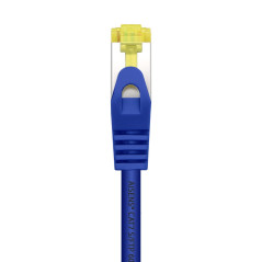 AISENS A146-0478 Câble réseau RJ45 LSZH Cat.7 600 MHz S/FTP PIMF AWG26, bleu, 1 m