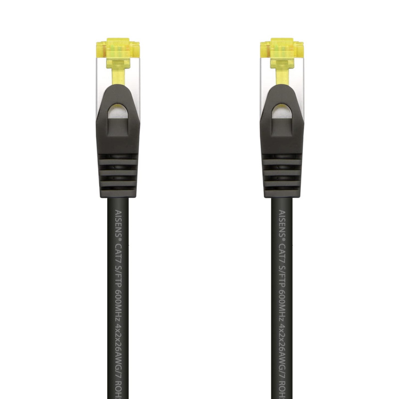 AISENS Câble réseau RJ45 LSZH Cat.7 600 MHz S/FTP PIMF AWG26- Noir - 2 m AISENS Câble réseau RJ45 LSZH Cat.7 600 MHz S/FTP PIMF AWG26- Noir - 2 m