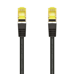AISENS Câble réseau RJ45 LSZH Cat.7 600 MHz S/FTP PIMF AWG26- Noir - 2 m