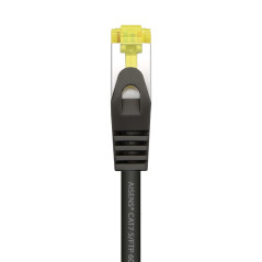 AISENS Câble réseau RJ45 LSZH Cat.7 600 MHz S/FTP PIMF AWG26- Noir - 2 m