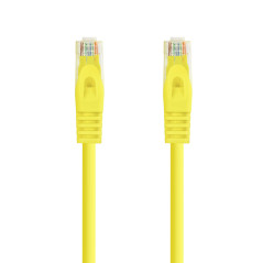NANOCABLE 10.20.1800-L25-Y - Câble réseau RJ45 LSZH CAT.6A UTP AWG24, Jaune, 25 cm