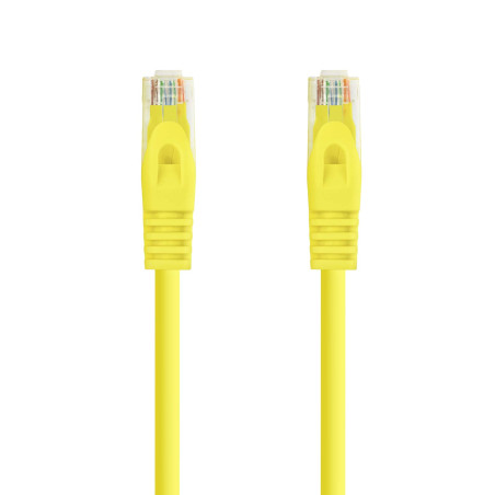 NANOCABLE 10.20.1800-L25-Y - Câble réseau RJ45 LSZH CAT.6A UTP AWG24, Jaune, 25 cm