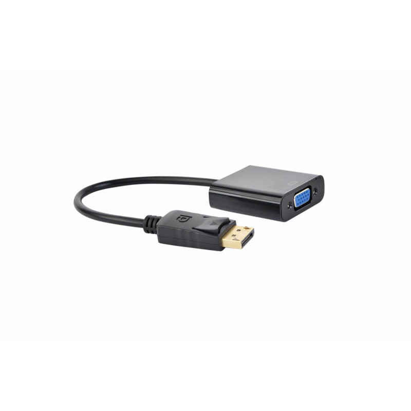Gembird Câble adaptateur DisplayPort vers VGA - DP mâle vers VGA femelle, supporte la Full HD Gembird Câble adaptateur DisplayPort vers VGA - DP mâle vers VGA femelle, supporte la Full HD