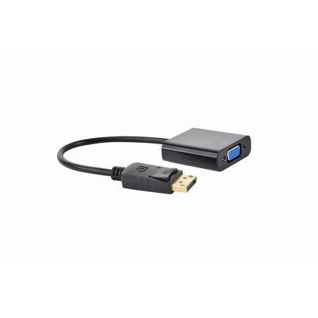 Gembird Câble adaptateur DisplayPort vers VGA - DP mâle vers VGA femelle, supporte la Full HD