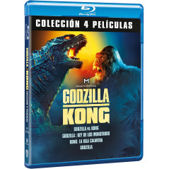 Pack Godzilla Monsterverse 4 Películas [Blu-ray]