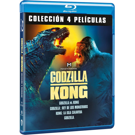 Pack Godzilla Monsterverse 4 Películas [Blu-ray]
