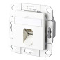 METZ CONNECT E-DAT C6A 1 Port UPk, Blanc Pur