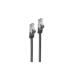 shiverpeaks Basic-S câble de réseau 15 m Cat7 S/FTP (S-STP) Noir - Câbles de réseau (15 m, Cat7, S/FTP (S-STP), RJ-45, RJ-45, No