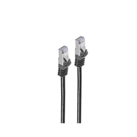 shiverpeaks Basic-S câble de réseau 15 m Cat7 S/FTP (S-STP) Noir - Câbles de réseau (15 m, Cat7, S/FTP (S-STP), RJ-45, RJ-45, No